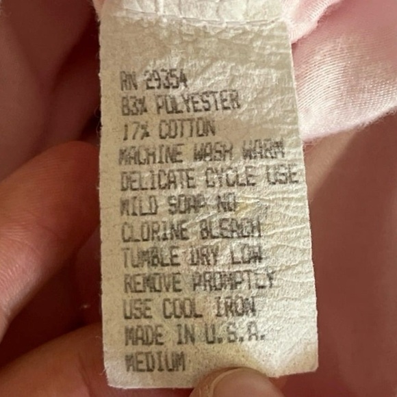 Jessica Alexander Womens Vintage Maxi Nightgown Size M Pink Cottagecore Prairie - Picture 8 of 11